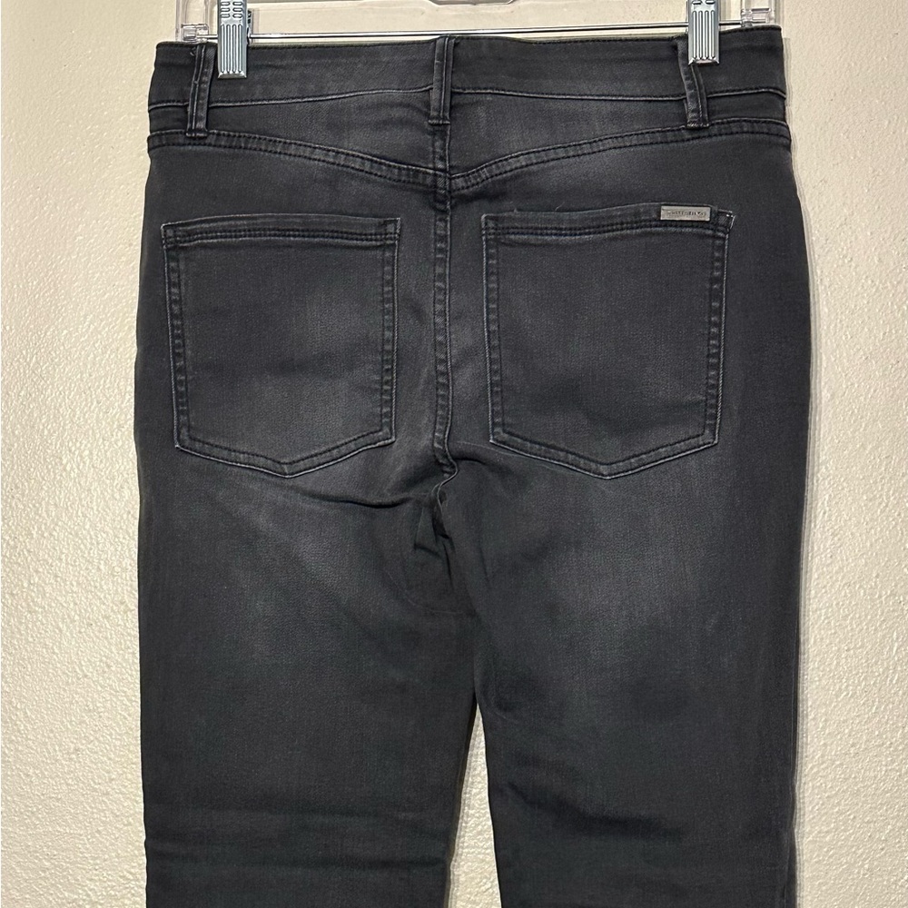 WHITE HOUSE BLACK MARKET  High Rise Skinny Jeans Black Size 2 - Picture 5 of 9
